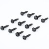 Jimen for Jeep Screws, 12PCS Windshield Frame Bolts & Hinge