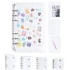 Seal Notebook, Transparent Mini Binder, M5, A8, A7, A6 Size,