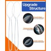 300 Count Heavy Duty Plastic Silverware, Heat Resistant Disposable Forks