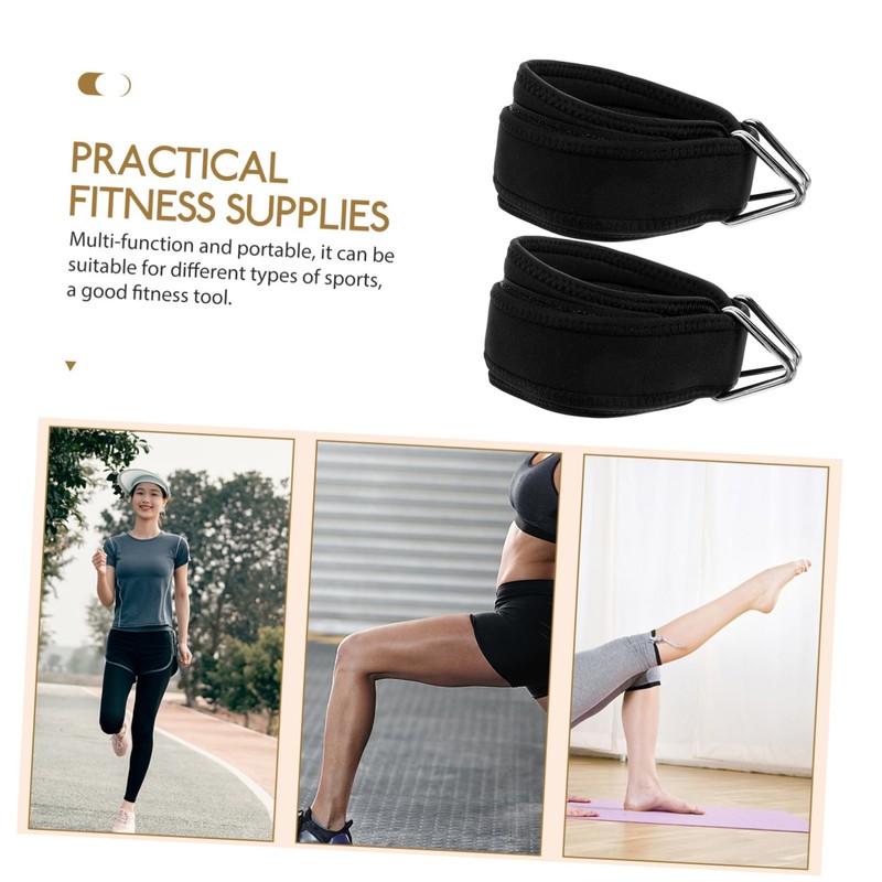 Kisangel Cable Machine Ankle Straps 1 Pair Ankle Bands for