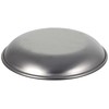 Pentole Agnelli Linea Alluminio 3mm Housewares, Stahl, Silber/Schwarz, 24 cm