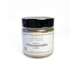 ghlee Organic Ashwagandha Powder, USDA Organic, 3.5 oz