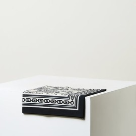 Hazzys (대구신세계)25SS화이트 프린트 면 손수건 HILG5E531N2 (Daegu Shinsegae) 25SS White Print Cotton Handkerchief HILG5E531N2