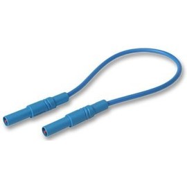 Test Lead Blue 4mm Test Leads Probes Banana 1 Piece - MLS GG 100/2.5 Blue