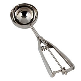 Excellanté 4-Ounce Stainless Steel Ambidextrous Scoop, 2.875-Inch Diameter
