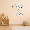Azeeda 'Carpe Diem Seize The Day Latin Quote Poem Poetry'