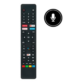 VINABTY Replace Voice Remote Control Fit for Cello Android TVs C2420G C2420G Traveller C3220G C4020G C4320G C5020G C6520G ZG0242 ZG0223 ZG0204 ZG0234 ZG0205