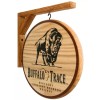 Buffalo Trace Pub Sign - Double sided 12 inch pub