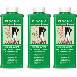 Clubman Pinaud Finest Talc Powder, 9 Ounce (Pack of 3)