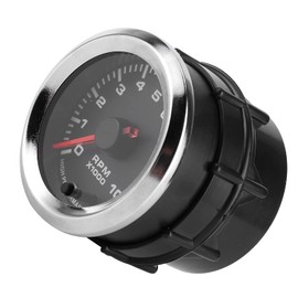 Tbest Tachometer Analogue Tachometer Car Tachometer 8 Cylinders Speedometer 52 mm/2 Inch Universal 7 Colours Speedometer Tachometer with Measuring Range 0-10,000 rpm