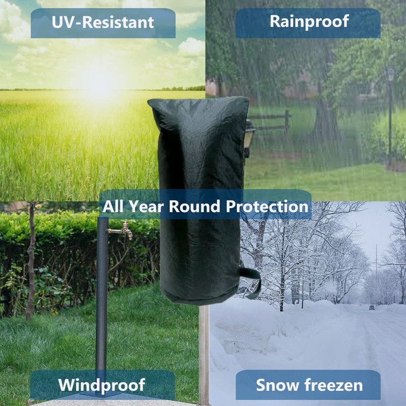 Faucet Cover for Outdoor Standing Faucet Protector Winter Freeze Accessories,