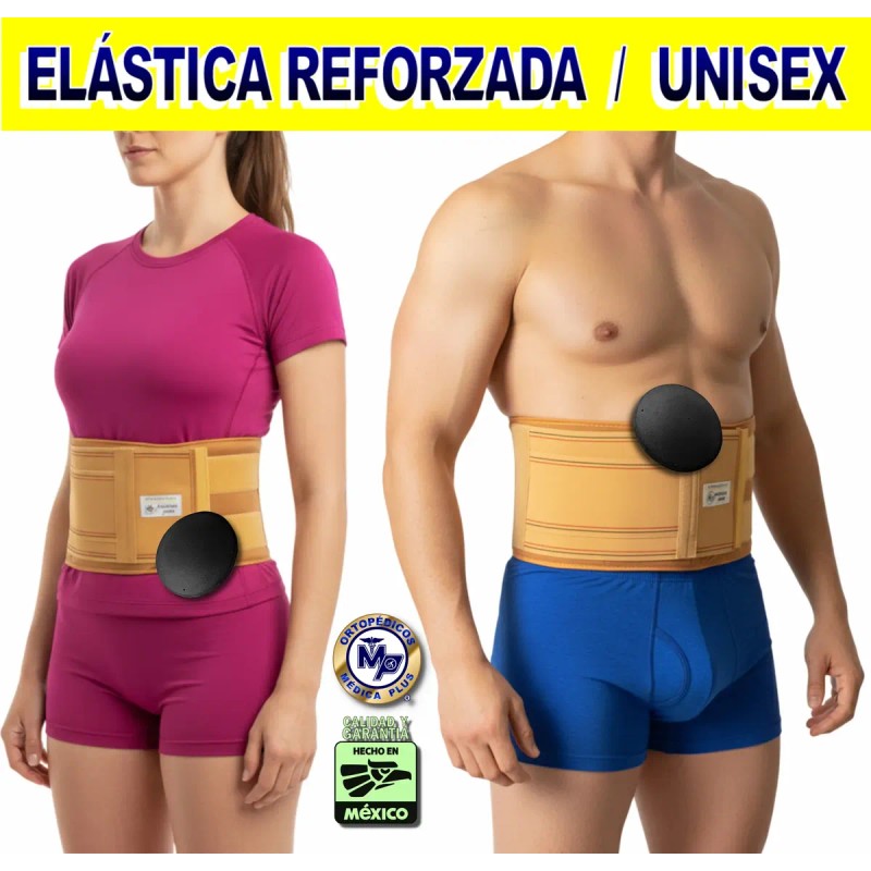 Faja Hernia Umbilical 13 Cm Almohadilla Para Ombligo 2 Pzs