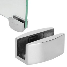 Stainless Steel Floor Guide, Sliding Door Floor Guide, Glass Sliding Door, Roller Guide, Swivel Stopper for Frameless Glass Sliding Doors (Brightening)