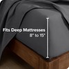 Bare Home 2 Fitted Bottom Sheets 100% Cotton Velvet Flannel