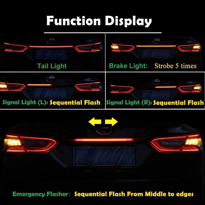 JDMTECH Smoked Lens Dynamic Sequential Turn Signal Lamp LED DRL