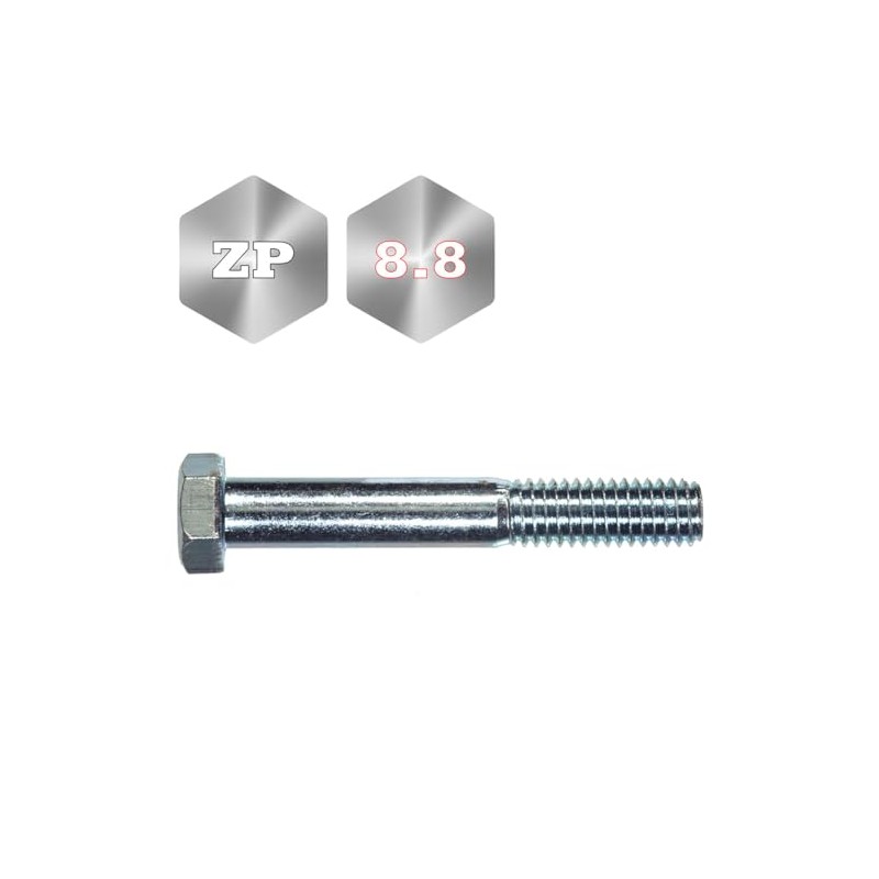 AHCHigh Tensile Hex Head Bolt - Zinc Plated M8 8mm