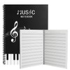 HETOETF Blank Sheet Music Notebook, Composition Manuscript Staff Notebook, 100