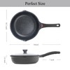 Vinchef New Handle Update 11In/5Qt Aluminum Nonstick Deep Frying Pan