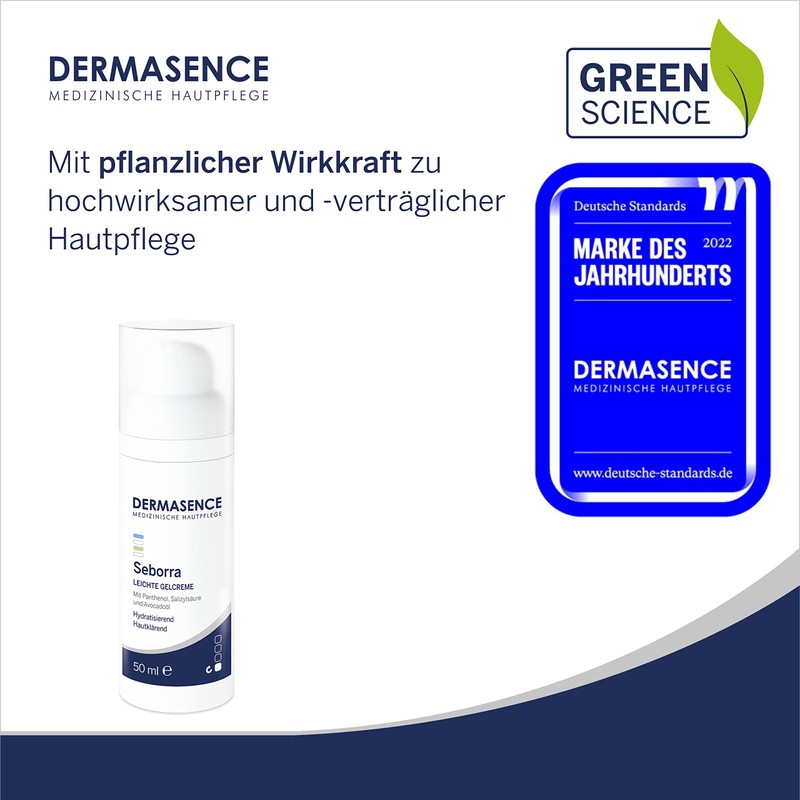 DERMASENCE Seborra Light Gel Cream - Moisturising Skin Care for