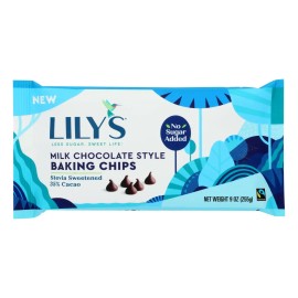 UD_Lily's Sweets for Case of 12 9 Oz Baking Chips Milk Chocolate Turning Tool for Bakers