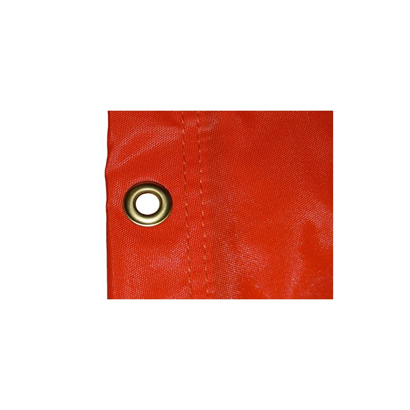 Airport Windsock Corporation 13" X 54" Orange and White Windsock