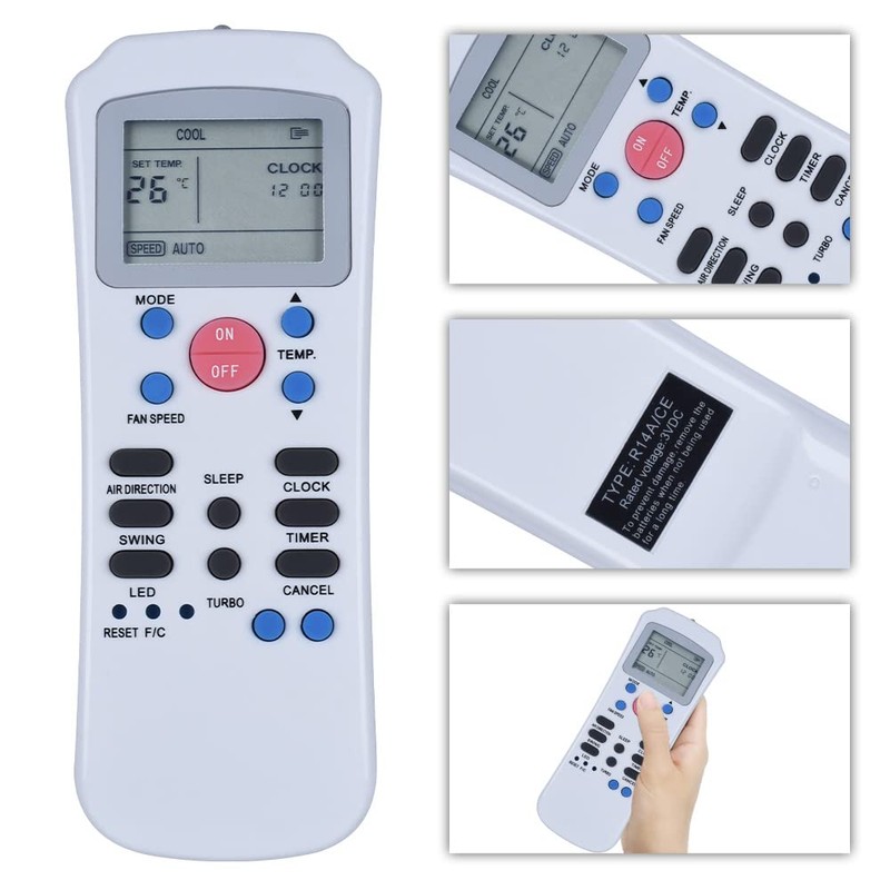 ZWP New Replacement Remote Control for Carrier R14/CE R14A/E R14A/CE
