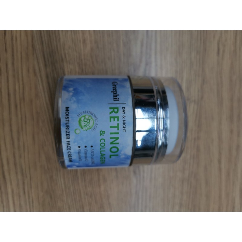 Greephil DAY &NIGHT retinol collagen moisturizer face cream -1.7 fl.oz//50ML