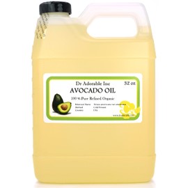 Dr Adorable - 32 oz - Avocado Oil - 100% Pure Natural Organic Cold Pressed