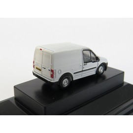 Oxford F0RD Transit Connect in White 1.148 Scale Diecast Model with Display Case, Suitable for 00 Gauge Railway, Adult, Teen, Big Kid