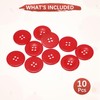 Sewing Buttons [10pcs] - 1.2 Inch/ 30mm 48L Resin Round