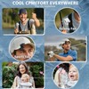 Blissfuhue Portable Clip on Fan, 3-in-1 Hands Free Mini Hat