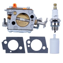 Haishine Carburetor Fuel Filter Spark Plug Kit for Partner Husqvarna K650 K700 K800 K1200 Concrete Saw #503280418 Carb
