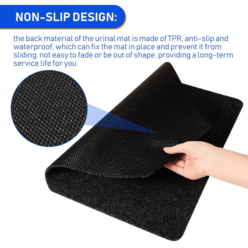 Nuanchu 50 Pack Urinal Mats for Men, Non-Slip Urinal Floor