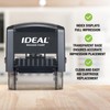 IDEAL Self Inking Stamp – Copy – Red Ink, Impression