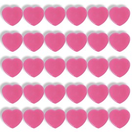 DUJEQM Fridge Magnets Whiteboard Magnets Notice Board Small Round Magnets (Dark Pink-HeatMagnet30PCS)