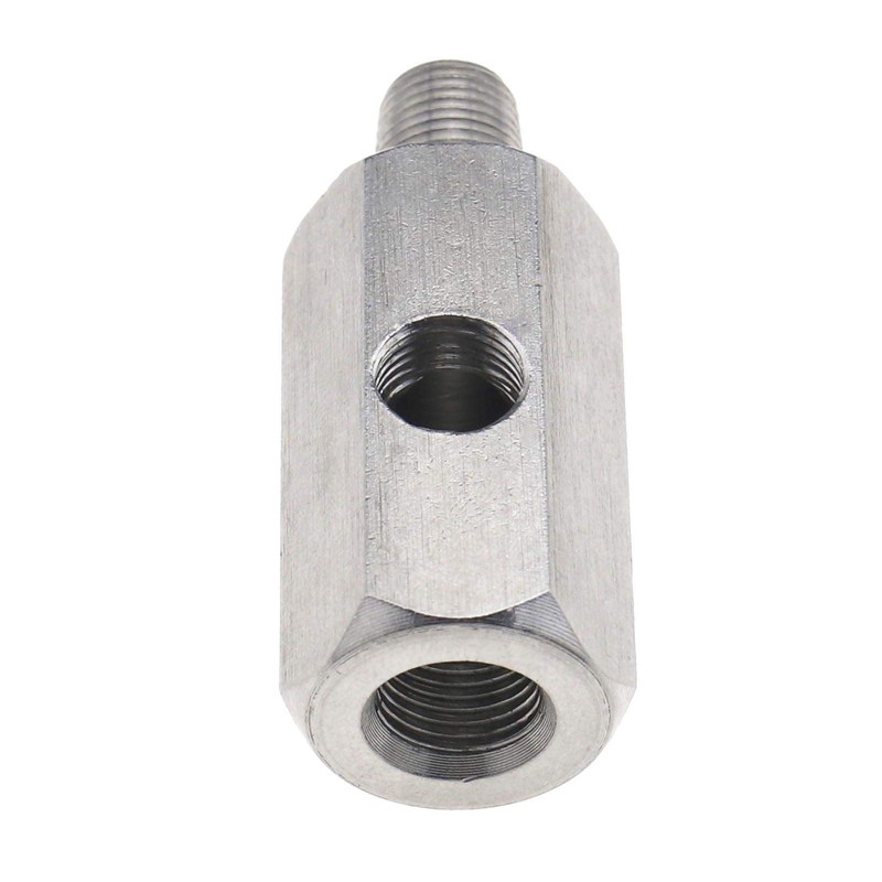EMSea 1/8 NPT Tee Connector Adapter, DIY Connecting Turbo Oil