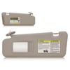 Sun Visor with Light for 2008-2013 Toyota Highlander, Left Driver