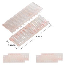 JUMINIZ 8 Pieces (4 Sets) EZ Pass Mounting Strips with Adhesive for EZ Pass/iPass Illinois/Sunpass Cars Windshield Toll Transponder Holders Sticky Replacement Double Sided Tape Sticker