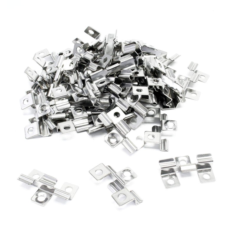 XPOtool Set of 50 Stainless Steel Clips 7 mm, 60