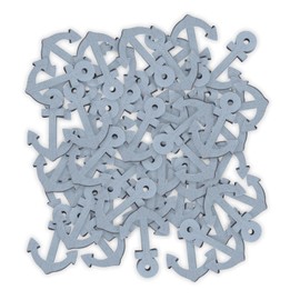 edelkern Maritime Confetti | Anchor Decoration Made of Wood | Pack of 50 | Ideal as Ornament, Decorative Items, Wooden Decoration, Table Decoration, Craft Accessories, Pendants, DIY