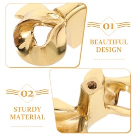 DOITOOL Brass Bow Shape Cabinets Knobs: Vintage Cabinet Knobs Gold Decorative Bow Drawer Knobs Gold Dresser Knobs for for Cabinet Drawer Cupboard Pulls Handle, Gold