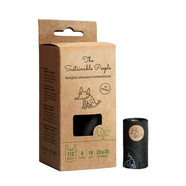TSP Biodegradable Dog Poop Bags, Premium with Handles - OK