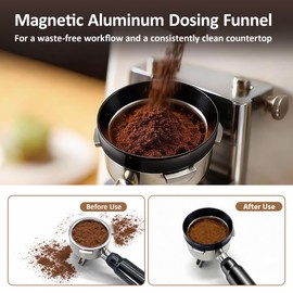 51mm Espresso Accessories Kit, Espresso Tamper Set with WDT Tool, Coffee Tamper, Puck Screen, Dosing Funnel, Espresso Machine Accessories Kit, Barista Tools Fits 51mm Portafilters