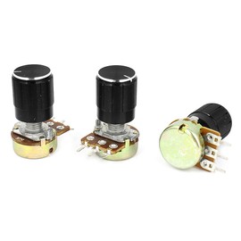 uxcell a15011600ux0229 3 Piece 2K Ohm Linear Taper Rotary Potentiometer, 2KB B2K Pot