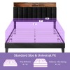 Sersper Full/Queen Size Bed Frame with Storage Headboard, Charging Station