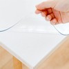 Eisdroma 28 x 44 Inch Clear Table Cover Protector, 1.5mm