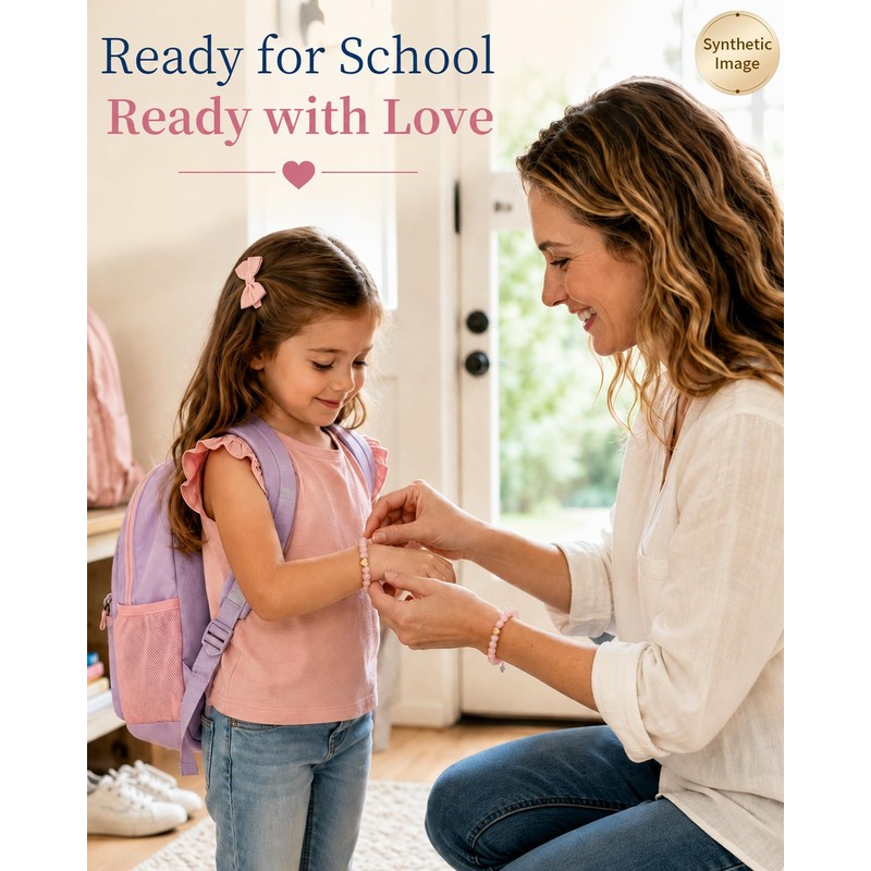 Back to School Mommy and Me Matching Bracelets for First
