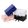 MEIANJU White Gift Boxes 10.2x6.7x4.3 Inches with Ribbon Foldable Boxes