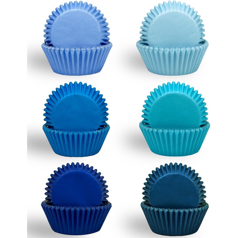 Gcardist Mini Muffin Cases Cupcake Cups Food Grade 6 Solid