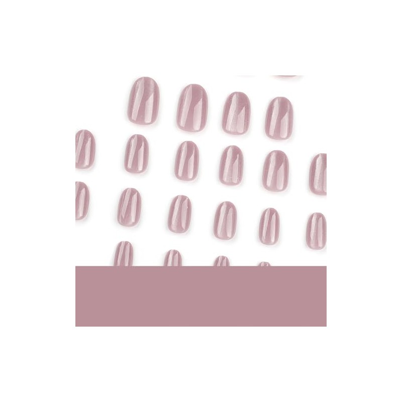 24 Piezas de Uñas Postizas a Presión, Uñas Falsas Cuadradas